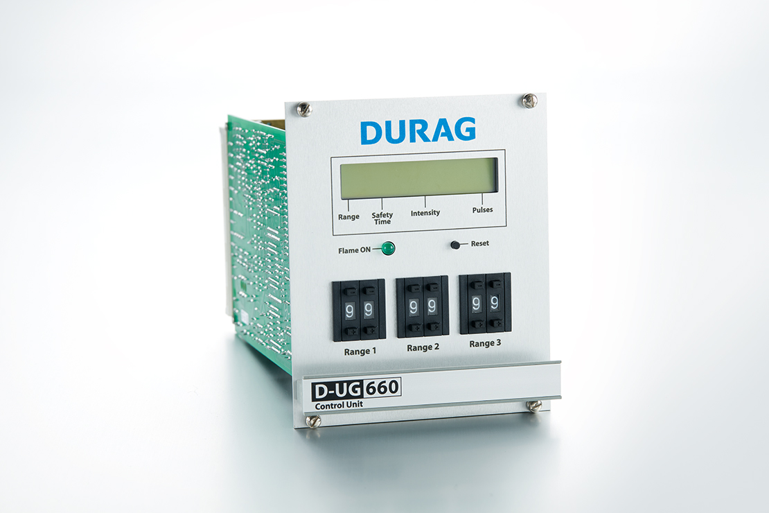 Used Durag D-UG 660 Flame Self-monitoring and Fail-safe Control Unit 