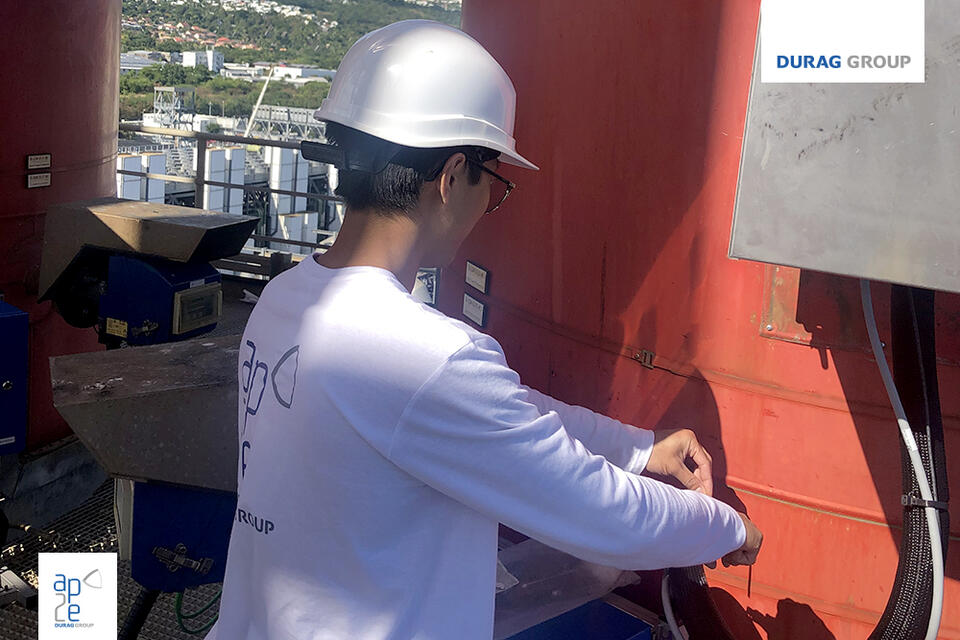 Installation of an AP2E gas analyzer at EDF