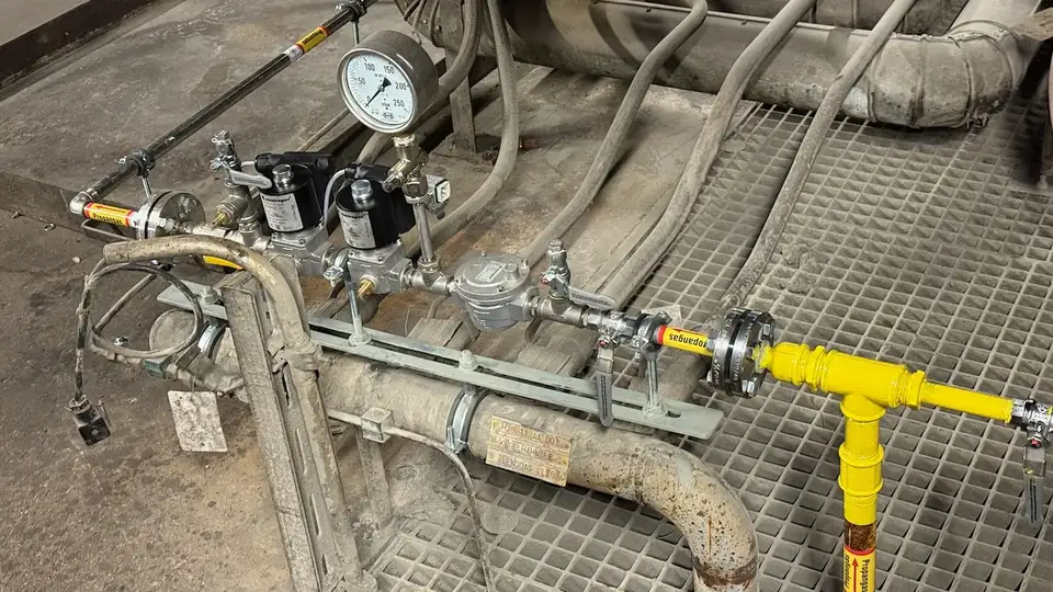 Ersetztes Gasversorgungssystem in deutschem 500 MW Kohlekraftwerk 