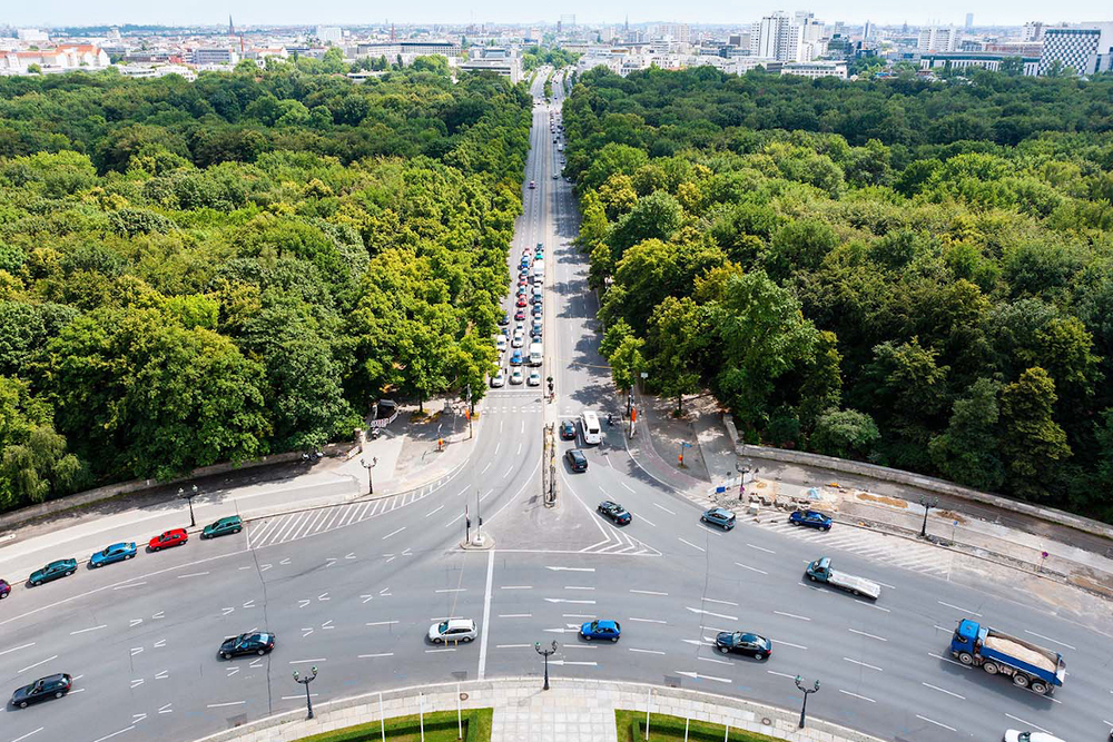 Air quality monitoring network in Berlin